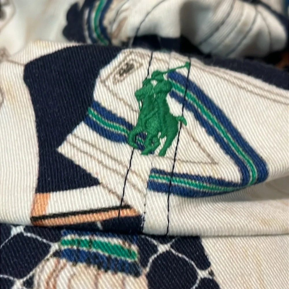 Polo Ralph Lauren Wimbledon Tennis Hat Cap Strap Back One Size - Picture 10 of 16